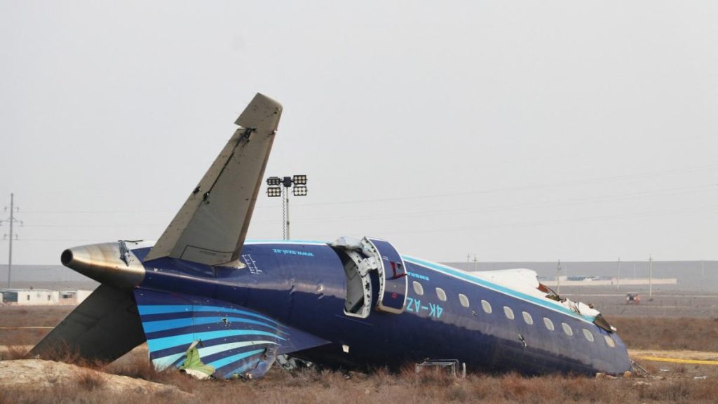Avion prabusit in Kazahstan Presedintele azer acuza Rusia