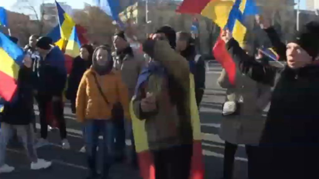 A saptea zi de proteste in Piata Victoriei