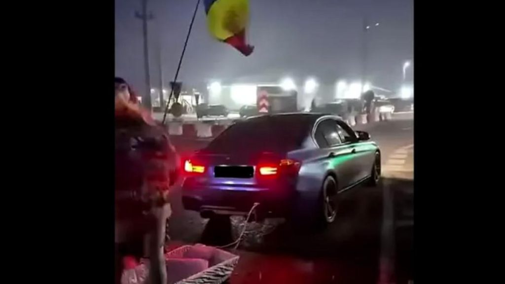 Amenda primita de sofer pentru drifturi cu sicriu legat