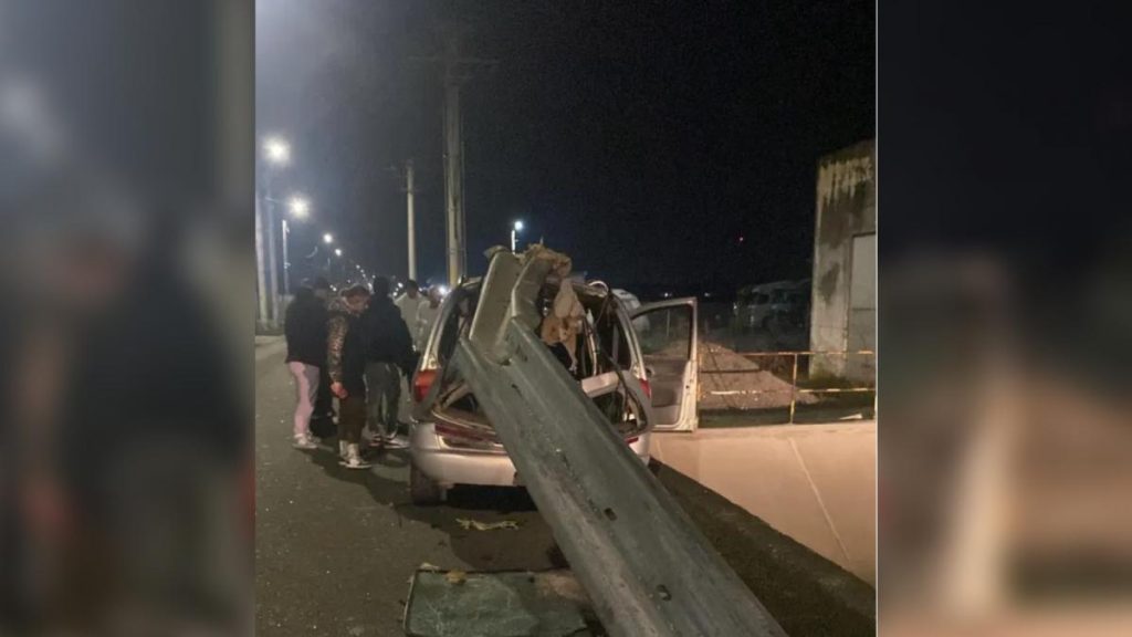 Sofe baut supravietuieste dupa ce parapet strapunge masina