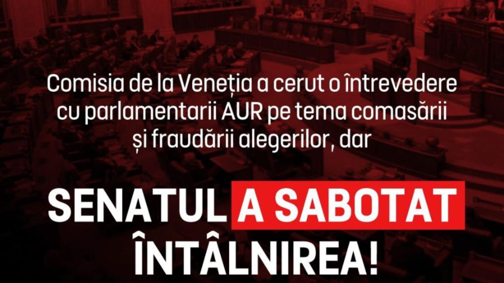 AUR acuza PNL condus de Ilie Bolojan de comportament mizerabil si josnic Cum a fost eludata Comisia de la Venetia