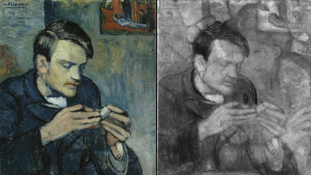 Portretul pierdut al unei femei descoperit sub o pictura Picasso