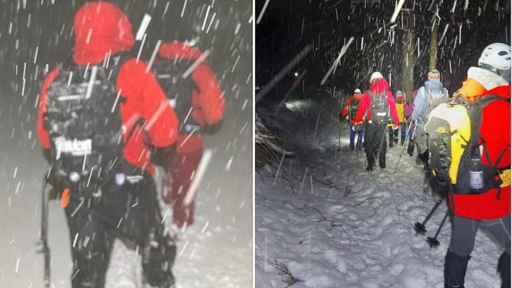 Doi turisti blocati in Muntii Maramuresului unul ranit