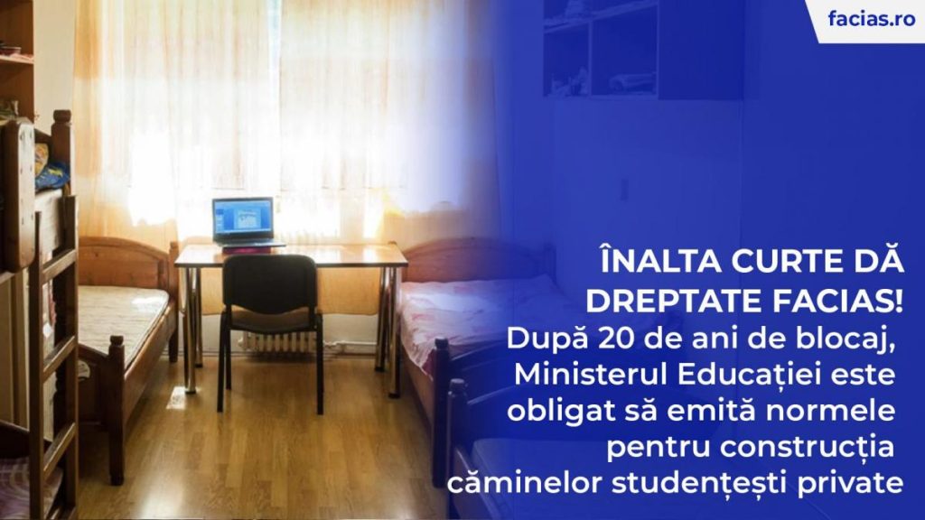FACIAS deblocheaza legea investitiilor private in camine studentesti