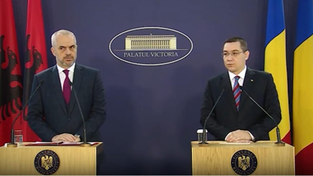 Legaturile lui Victor Ponta cu reteaua albaneza a lui Edi Rama