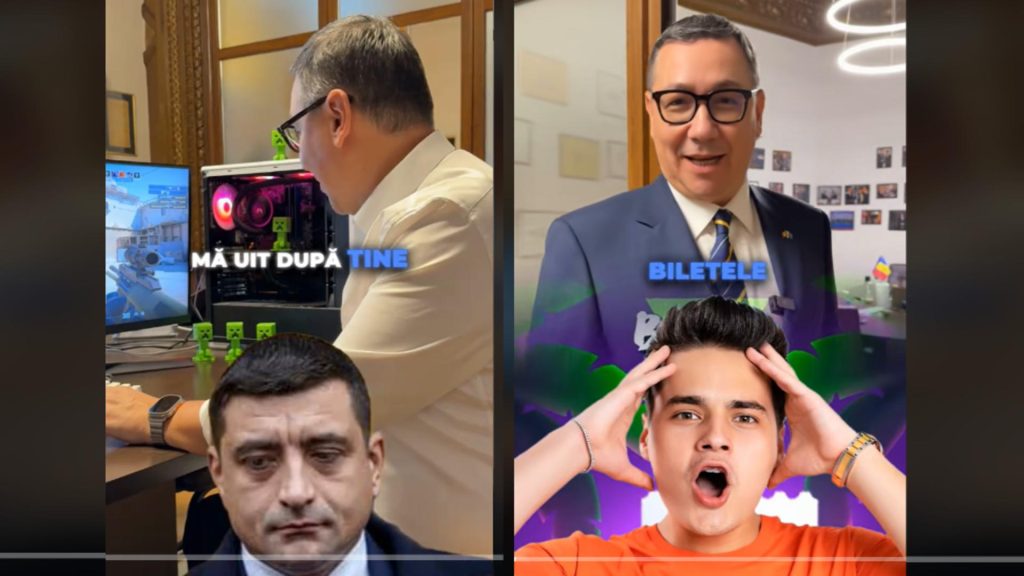 Ponta se filmeaza la fast food si il imita pe Selly in campanie