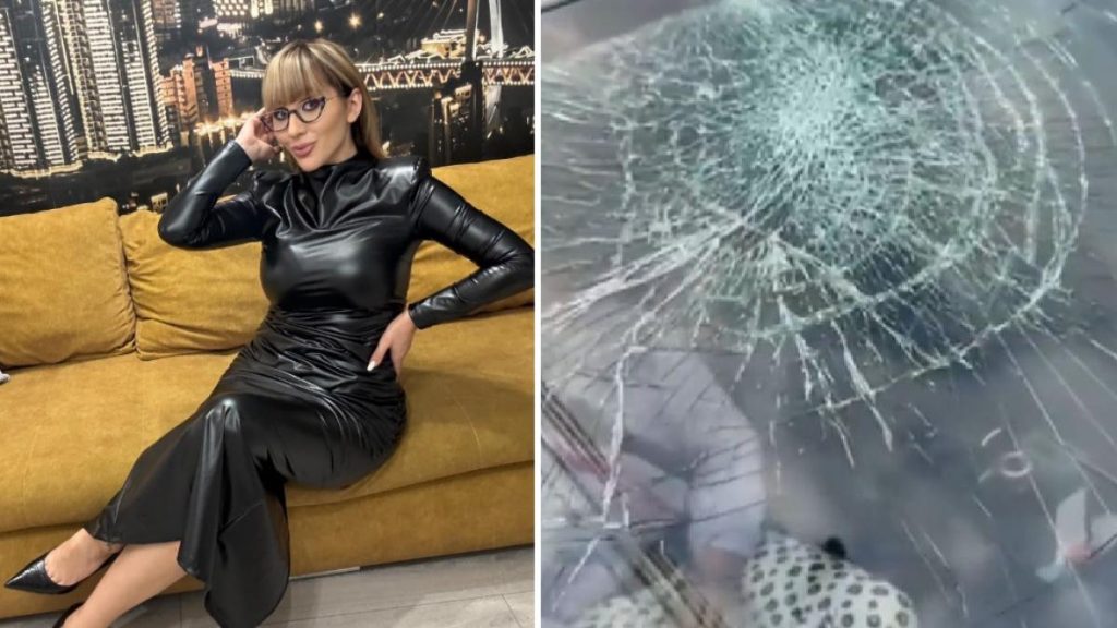 Dana Roba atacata in trafic de un biciclist