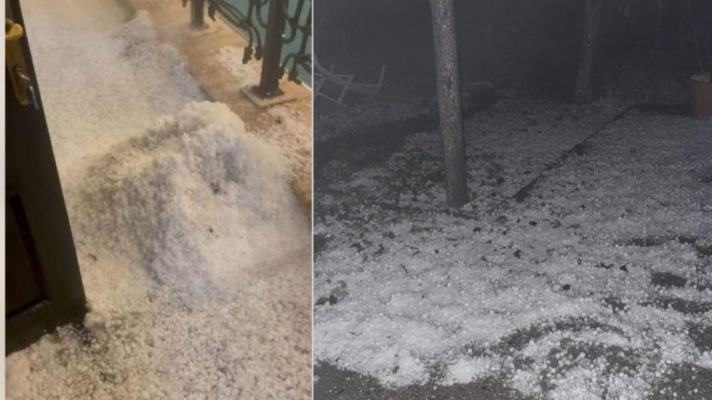 Ploile torentiale si grindina au devastat tara strazile acoperite de gheata in Dolj