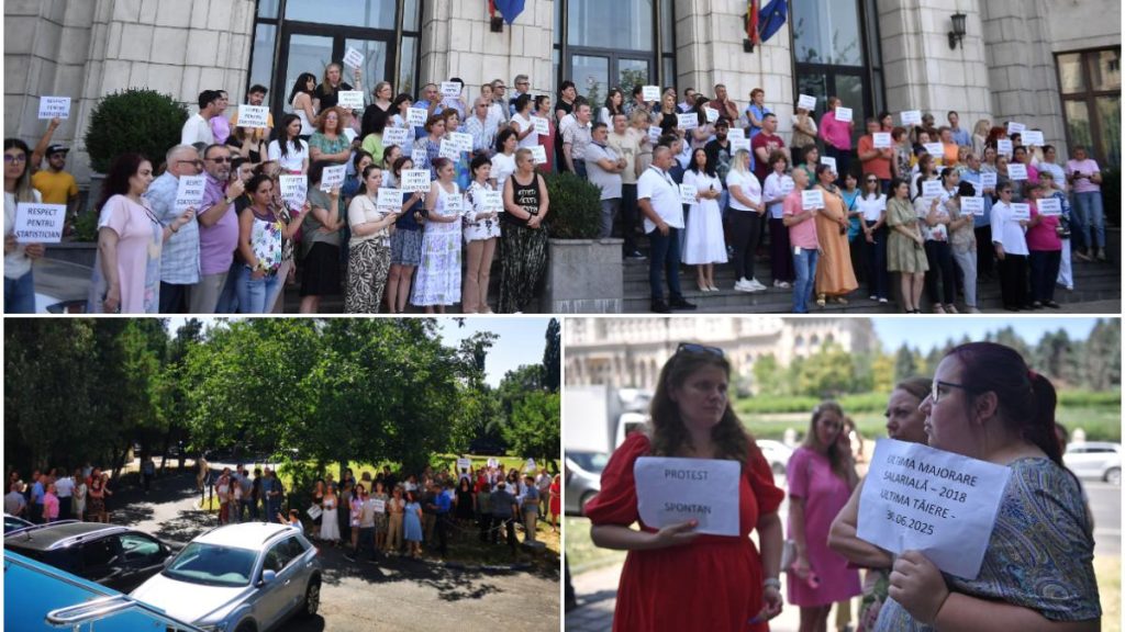 Bugetarii ameni cu blocarea trii Proteste n diverse instituii