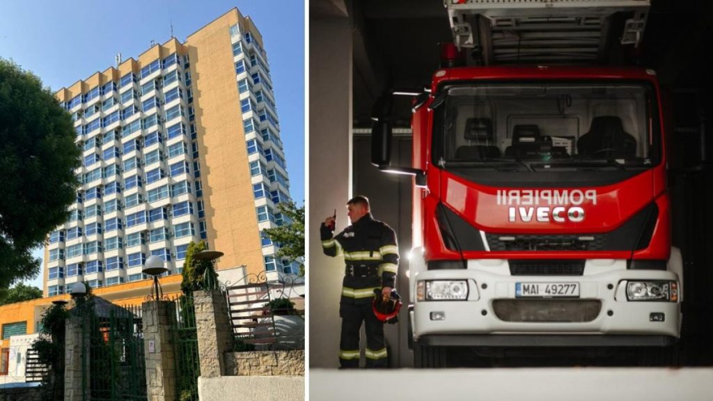Incendiu la hotelul Majestic din Olimp cu 400 de persoane
