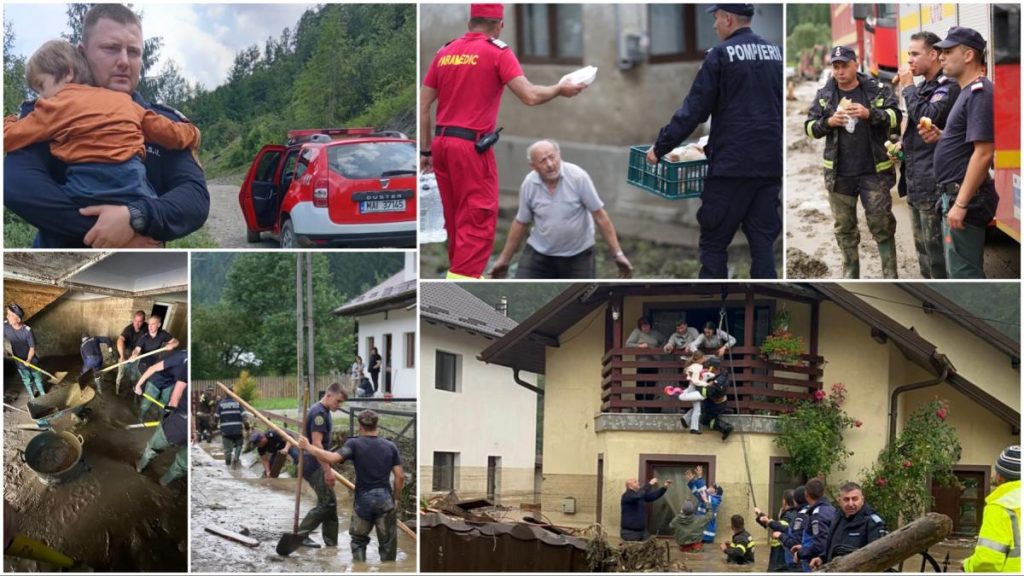 Omenie in Moldova Peste 1000 de salvatori ajuta sinistratii
