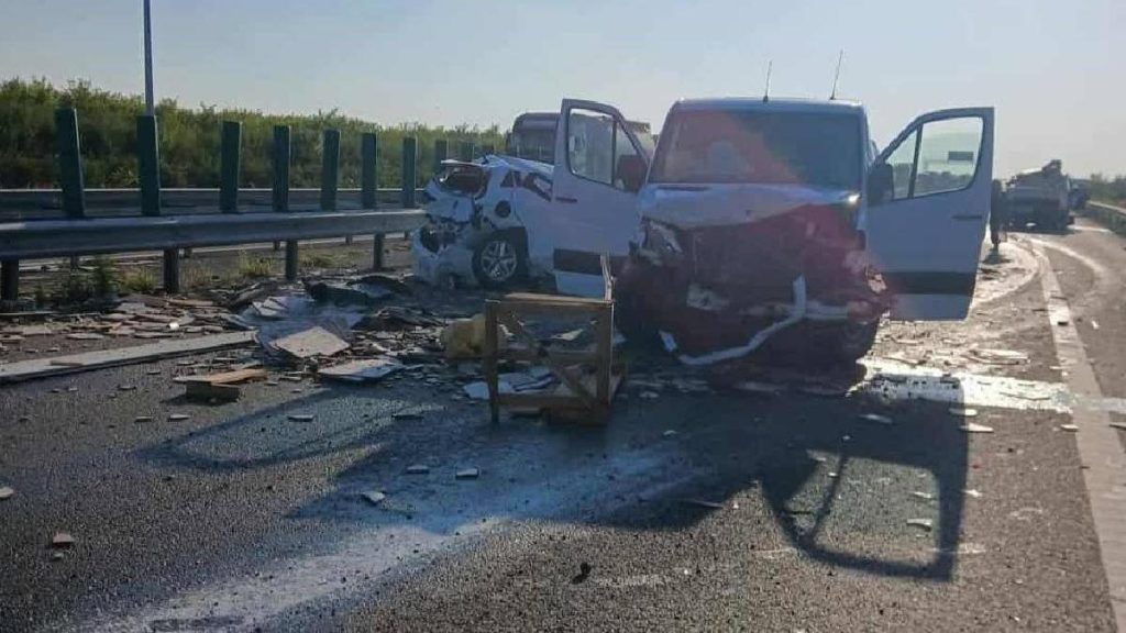 Accident cu sapte vehicule pe A2 Calarasi