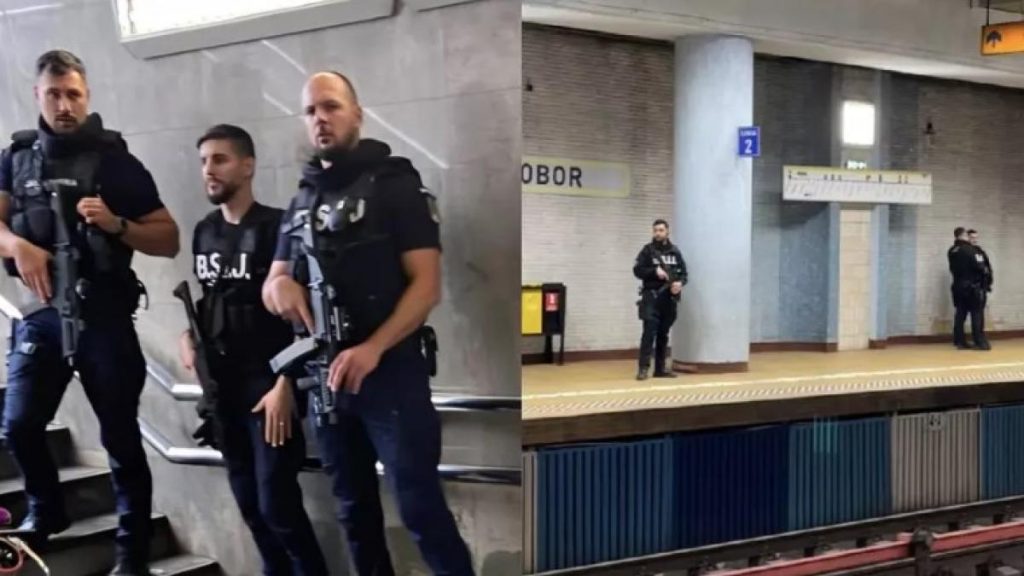 De ce sunt jandarmi inarmati in metroul din Bucuresti