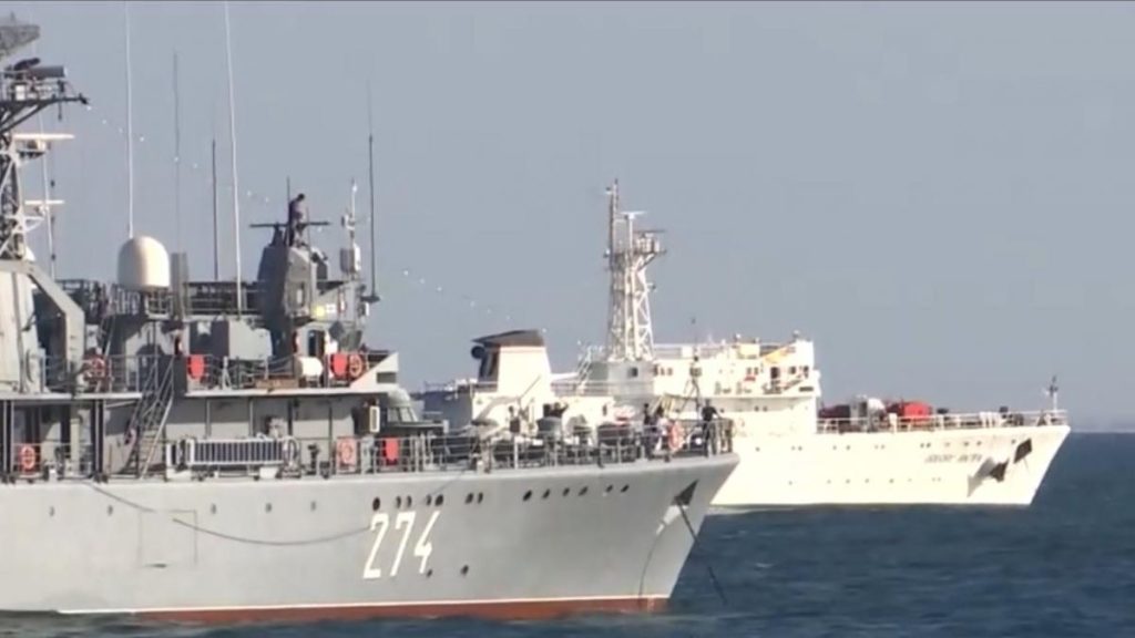 Desfasurare impresionanta de forte la Constanta