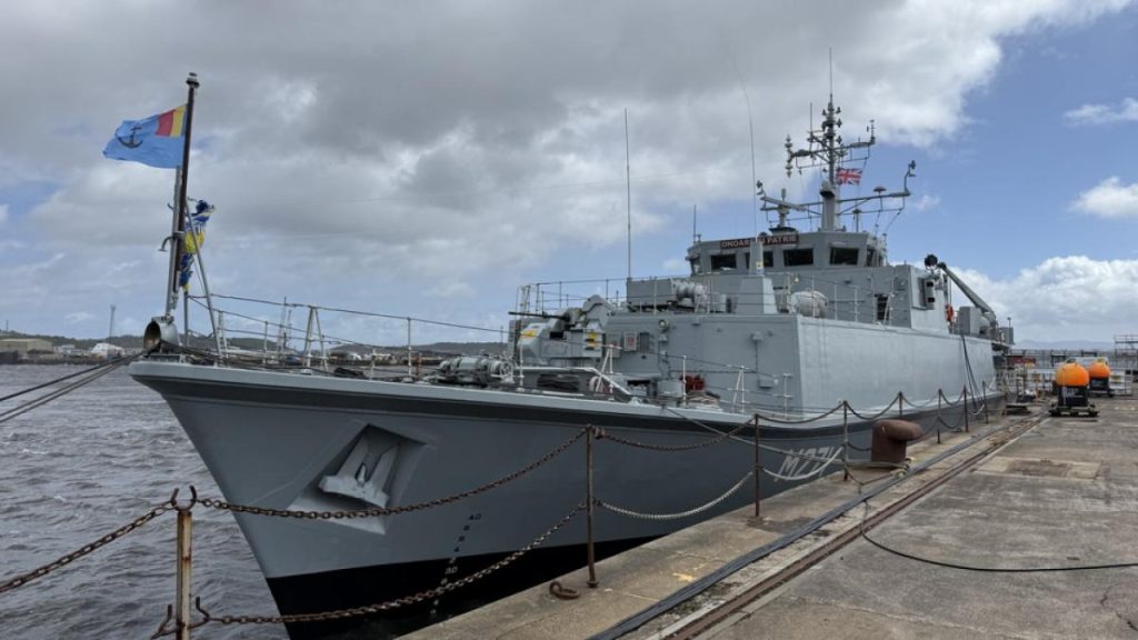 Vanatorul de mine M 271 Captain Constantin Dumitrescu a intrat in serviciul naval roman