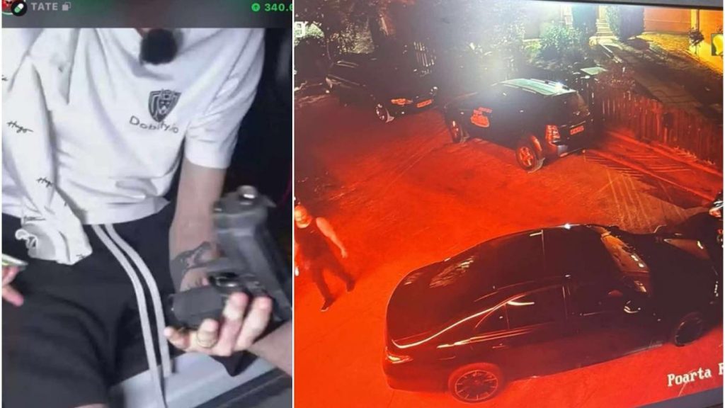 Barbat cu arm airsoft ridicat de poliie in Bucuresti