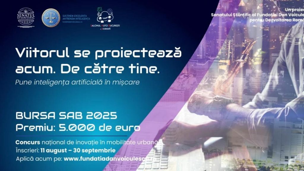 Bursa SAB 2025 Proiecte AI pentru trafic si transport