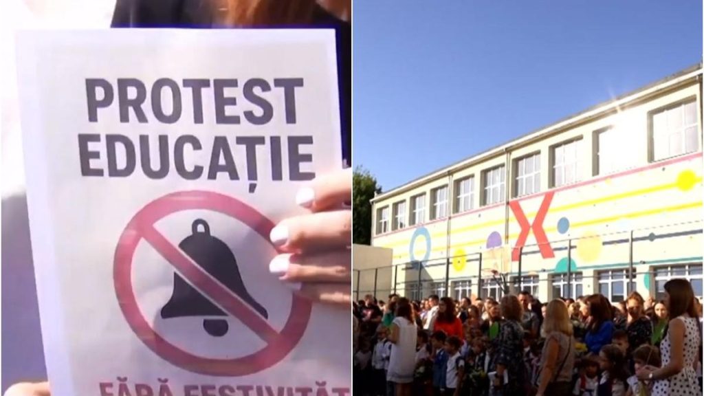 Haos la inceputul anului scolar copii la scoala profesori acasa