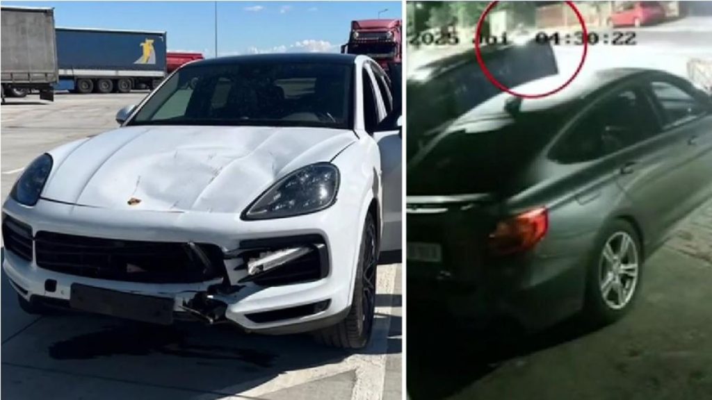 Imagini cu soferita beata care a fugit dupa accident