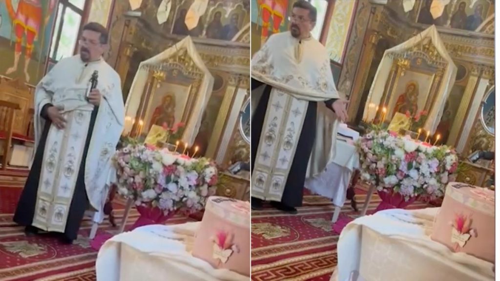 Preot din Iasi cearta parinti care intarzie la botez