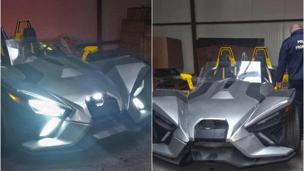 Triciclul cu motor de 20000 euro gasit in Constanta